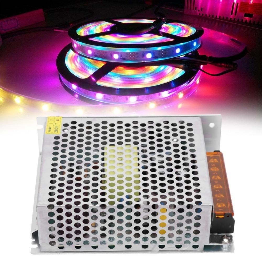 DC 12V Power Supply Driver Adapter AC100-240V Aluminum Alloy Power Converter Power Supply Switching Computer Project