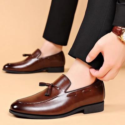 Herenschoenen Leer Mode Zakelijk Casual Formele Kledingschoen Designer Loafers Luxe Bruiloftsschoenen voor Heren Grote Maat 48