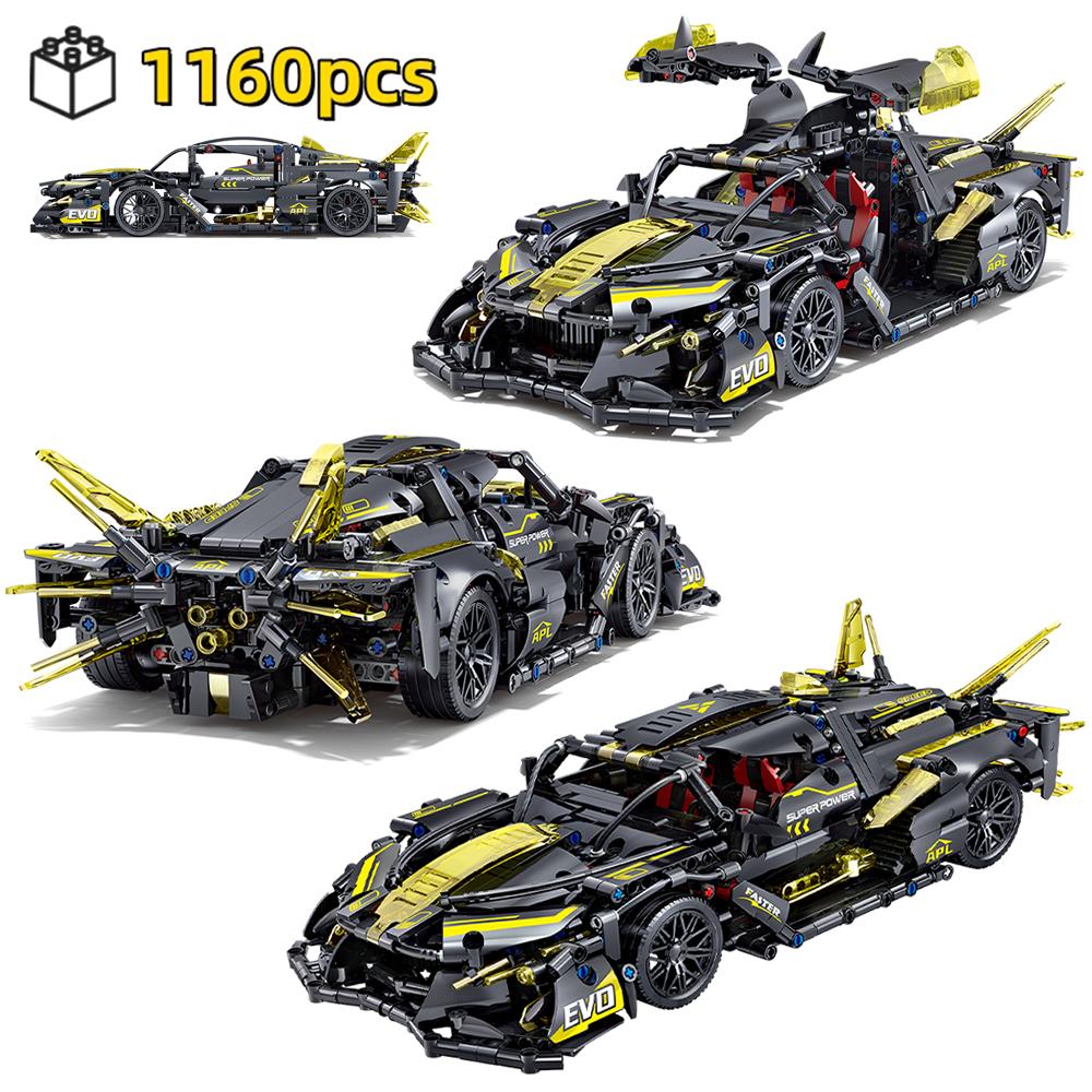 High-Standard 1:14 Superior-Grade Tech-Styleal Premium-Quality Black First-Class Gold High-Standard Racing High-Standard Car Top-Grade Construction no original box