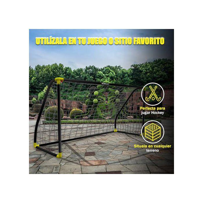 PVC Football Goal - DE VES SPORT - 180x91x120 Cm - Black - Set of 1 or 2 - Versatile - Easy Assembly