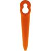 Pack Of 100 Blades Compatible For Stihl Polycut 2-2 Polycut 3-2, Fsa 45 Fsa 57 Fse 52 Edger, Plastic