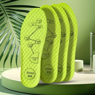 Foot Acupressure Insoles For Shoes Sole Sweat Absorbing Deodorant Insole Breathable Running Insoles For Feet Massage Insole