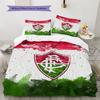 Fluminense FC  Pattern Bedding Quilt Set  Home Decoration  Gift (1 * duvet cover + 2 * pillowcase  without core)