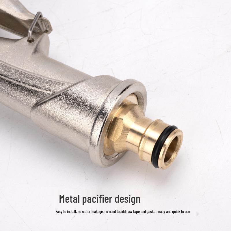 Brass High-Pressure Foam Spray Gun for Car Wash & Garden Watering