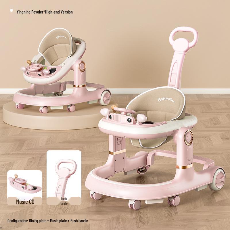 Two-in-One Baby Walker & Learning Push Car for Boys and Girls - Non-Slip, Anti-Tip Design