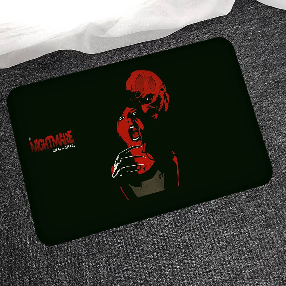 Horror Movie Nightmare On Elm Street Floor Mat INS Style Soft Bedroom Floor House Laundry Room Mat Anti-skid Household Carpets