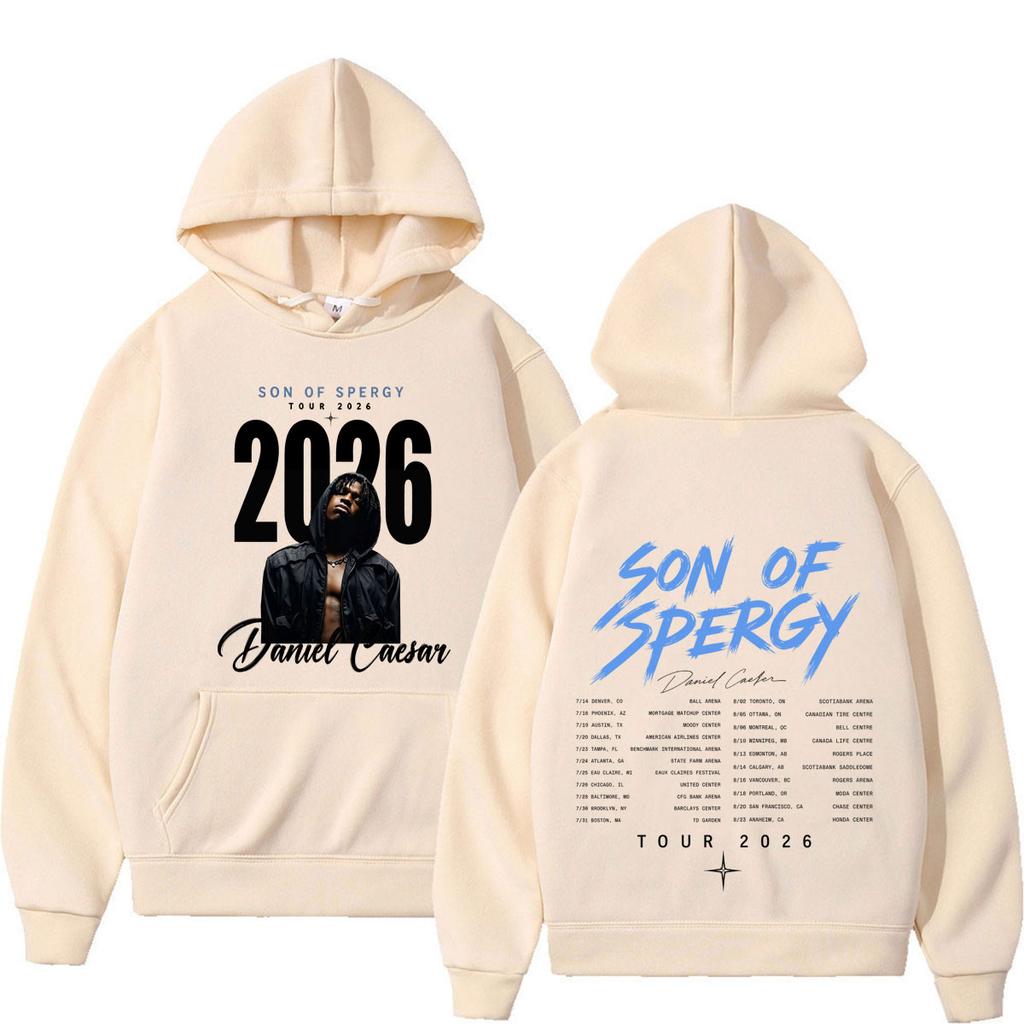 Daniel Caesar Son of Spergy Tour hoodie Men's Women Fashion Clothing sweatshirt Long sleeves Loose Casual pullover