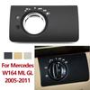 Panou Comutator Lumini Interioare Faruri Ornament Înlocuire Pentru Mercedes Benz W164 ML GL 300 350 450 500 2005-2011