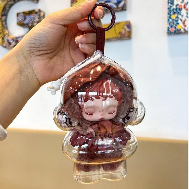 Acrylic Protective Case For Skullpanda Winter Symphony And Impressionnisme Series Transparent Case Cover Box With Silicone Strap
