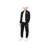 Kids Nike Knitted Sports Pants Solid Color Letter Logo Cuffed Casual Kids Bottoms Black DR8570-010