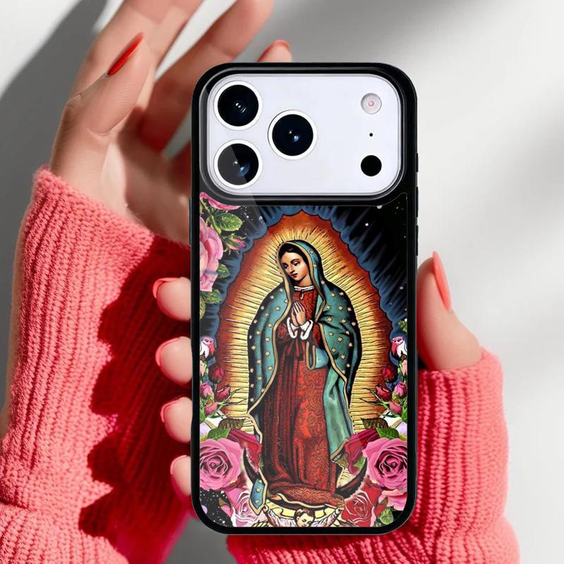 Guadalupe San Judas Phone Case for iPhone 17 16 15 14 13 Pro Max Back Cover for 12 11 Pro Coque