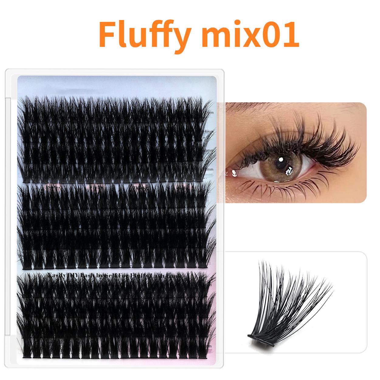

W02 DIY Cross-Border False Eyelashes - European & American Style