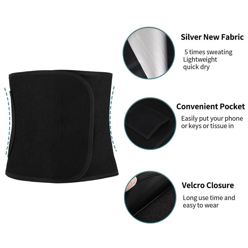 Slimming Body Shaper Men Waist Trainer Trimmer Belt with Pocket Corset for Abdomen Belly Shapers Tummy Control Fitness Shapewear