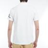 Admiral Golf Classic CARAT Big Logo Mock Neck Shirt ADMA518 Men's White