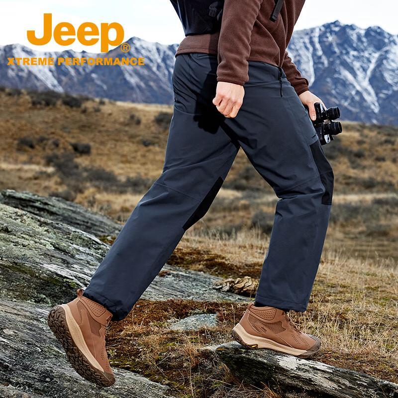 Jeep Men's Windproof Waterproof Outdoor Cargo Pants