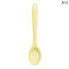Long Handle Silicone Colander Ramen Noodle Spoon Rice Salad Mixing Kitchen Teaspoon