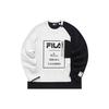 Fila X MIHARA YASUHIRO Kollaborationsserie Übergroßer Logo-Print Colorblock Sport Rundhals-Pullover Herren Sweatshirt F11M143204F-IV