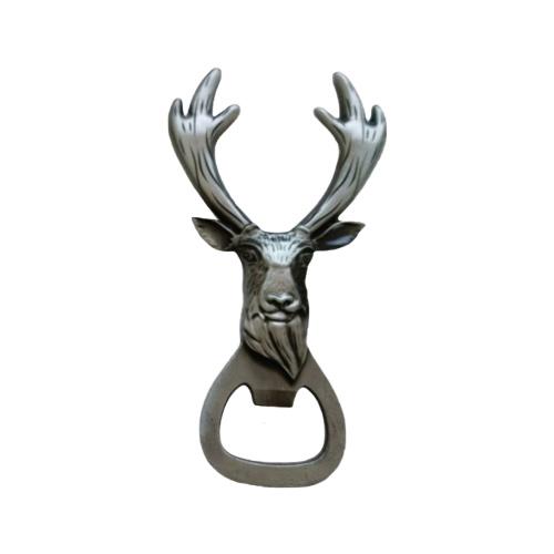 Flaschenöffner aus Zinklegierung Weihnachts-Hirschkopf-Form Alte Handwerkskunst zum Öffnen von Flaschenkorken Heimdekoration Weihnachtsgeschenke