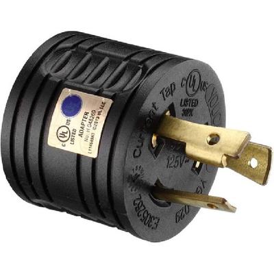 RV Generator Adapter, 3-Prong 30A Male To 30Amp Female Power Plug for Camper