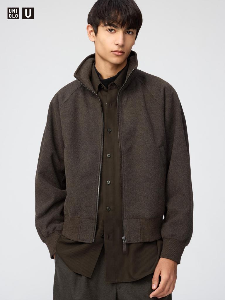 Uniqlo Brushed Full Zip Blouson