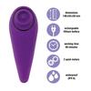 FeelzToys - Clitoral Stimulator for Amazing Orgasms Purple