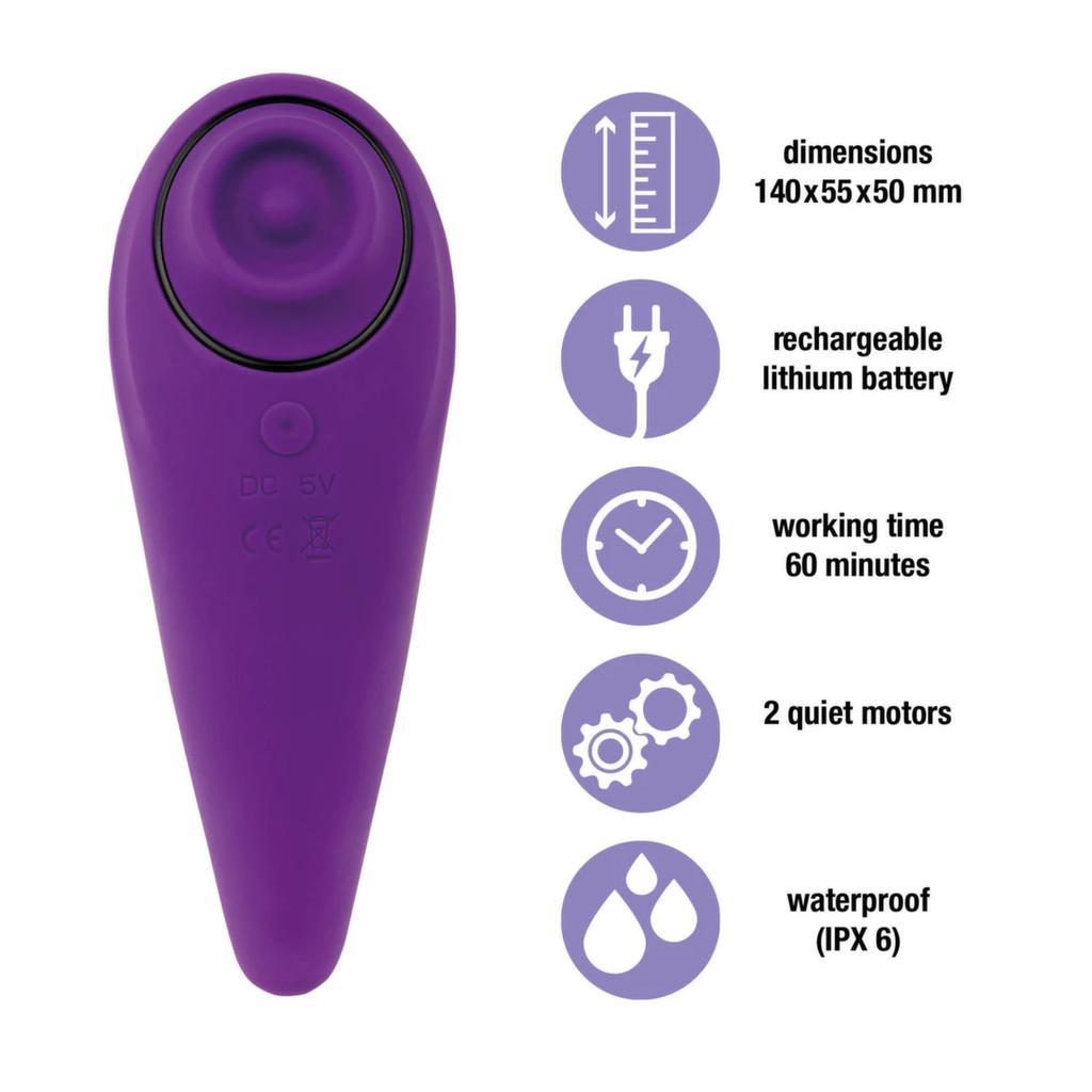 FeelzToys - Clitoral Stimulator for Amazing Orgasms Purple