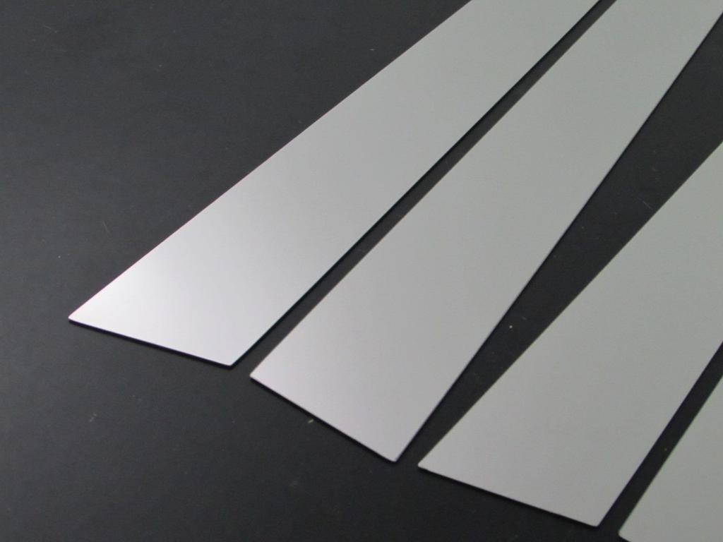 BRIGHTZ Stainless Steel Pillar Panels for RE Series Visors 1243 Ultra-Mirror CR-V (No Required) (6-Piece Set) [PIL-SIL-012]