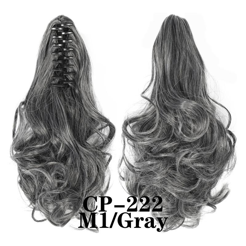 Claw Clip In Ponytail Extension Synthetic Hairpiece Curly Wavy Hair Extension 15 Inch Long Ponytail Hairpieces For Women Girl