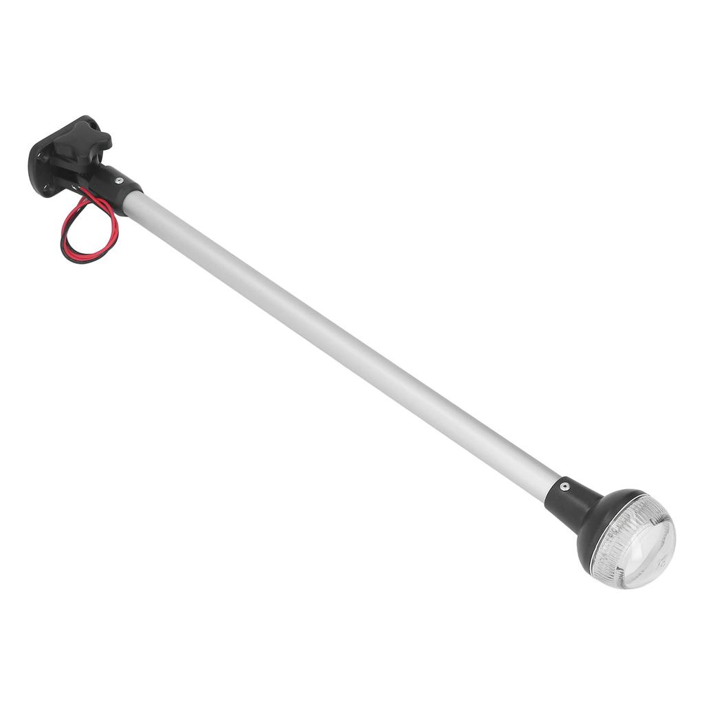 Marine Navigation Anchor Light All Round Boat IP65 Waterproof White LED 21.5in Fold Down USCG 2NM DC