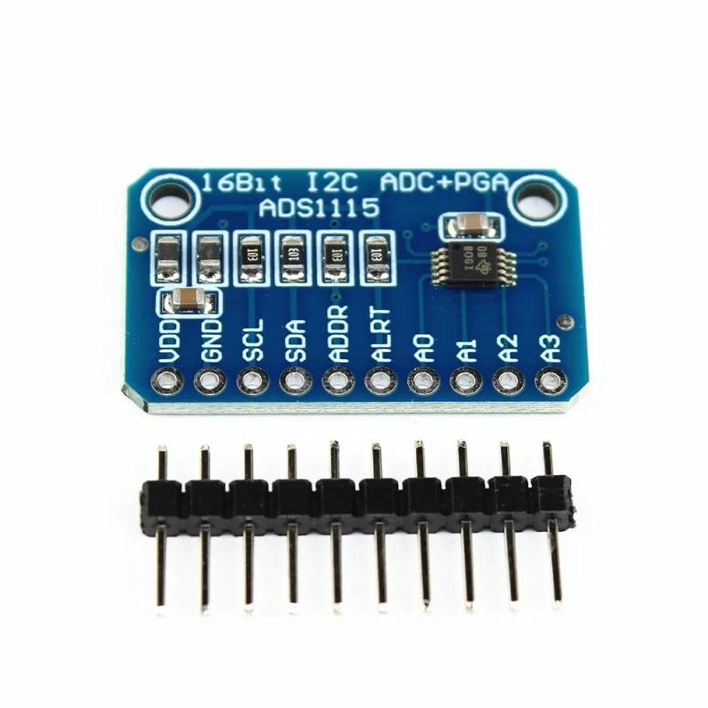 ADS1115 Ultra Small 16 Bit Precision Analog-to-digital Converter ADC Development Board Module 4-channel