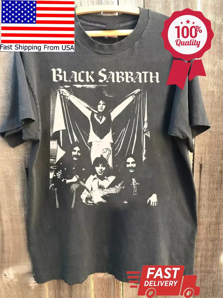 Black Sabbath Band Rare Vintage T shirt Men Women Size S-5XL Unisex T-Shirt XL