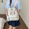 Schoolbag Japanese bow diamond kitty backpack 1011 new girl cute large capacity commuting backpack