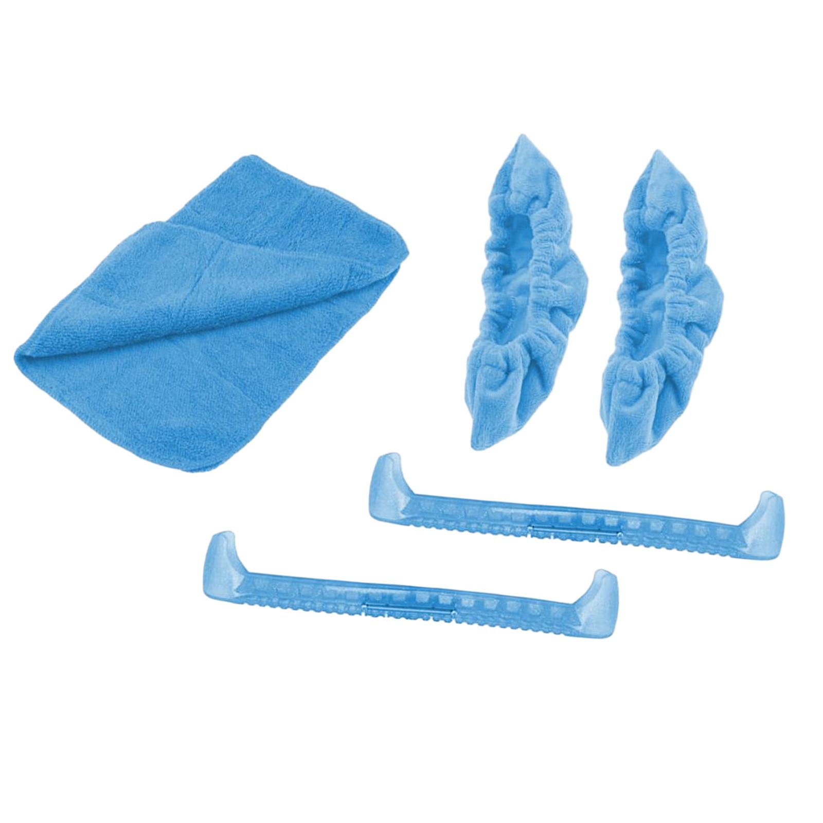 Ice Skate Blade Covers Lightweight Hockey Figure Skate Guards Skate Covers for Figure Skates Outdoor Sports Roller Skates светло-синий