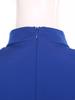 Complete Priest Cleric Costume Robe for Women S-XXL: Mock Neck Cassock with Metallic Patchwork Collar & Flared Sleeves