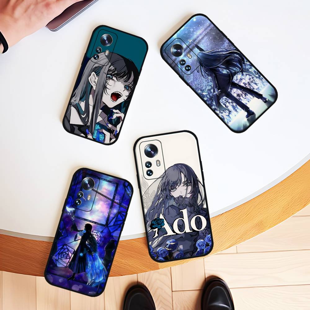 Idol A-Ado Phone Case For Xiaomi 11 12 Redmi Note 11 5G 8T 9A 9 10T Note 8 9 12SUltra Shockproof, Slim, Black,Case