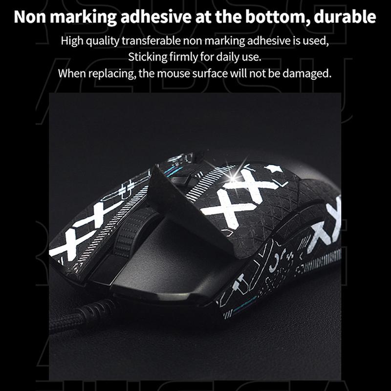 Mouse Grip Tape Skate Sticker For Logitech G502X G502X Puls Non Slip Skin Suck