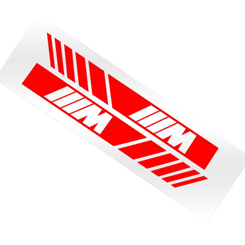 

2 шт. Наклейки на полосы для автомобиля Светоотражающие виниловые наклейки для украшения для BMW M E34 E36 E60 E90 E46 E39 E70 F10 F20 F30 X5 X6 X1 M3 M5 M6 E71