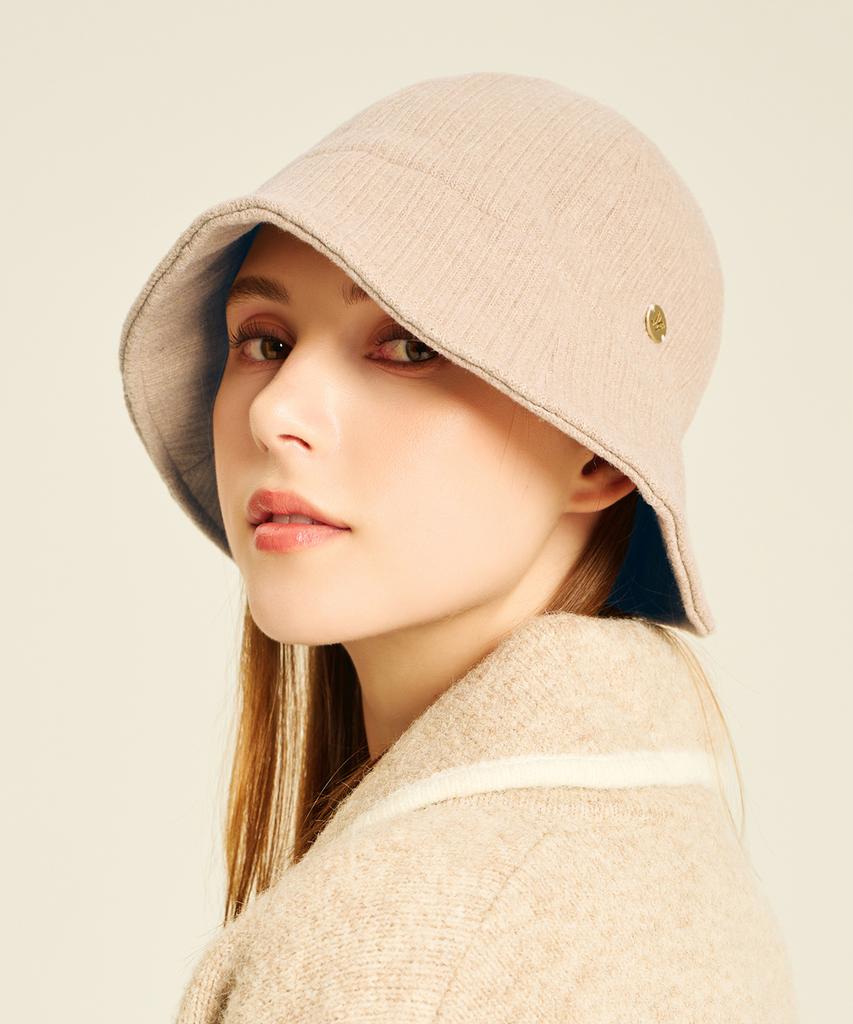 Hwaiteusaenjeu Knit String Bonnet Hat Merimon (6 Colors)