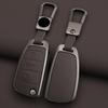 Zinc Alloy Leather Car Remote Key Case Cover for A1 A3 8P A4 A5 A6 C7 A7 S3 S7 S8 R8 Q2 Q3 Q5 Q7 Q8 SQ5 TT RS3 RS6 Keychain
