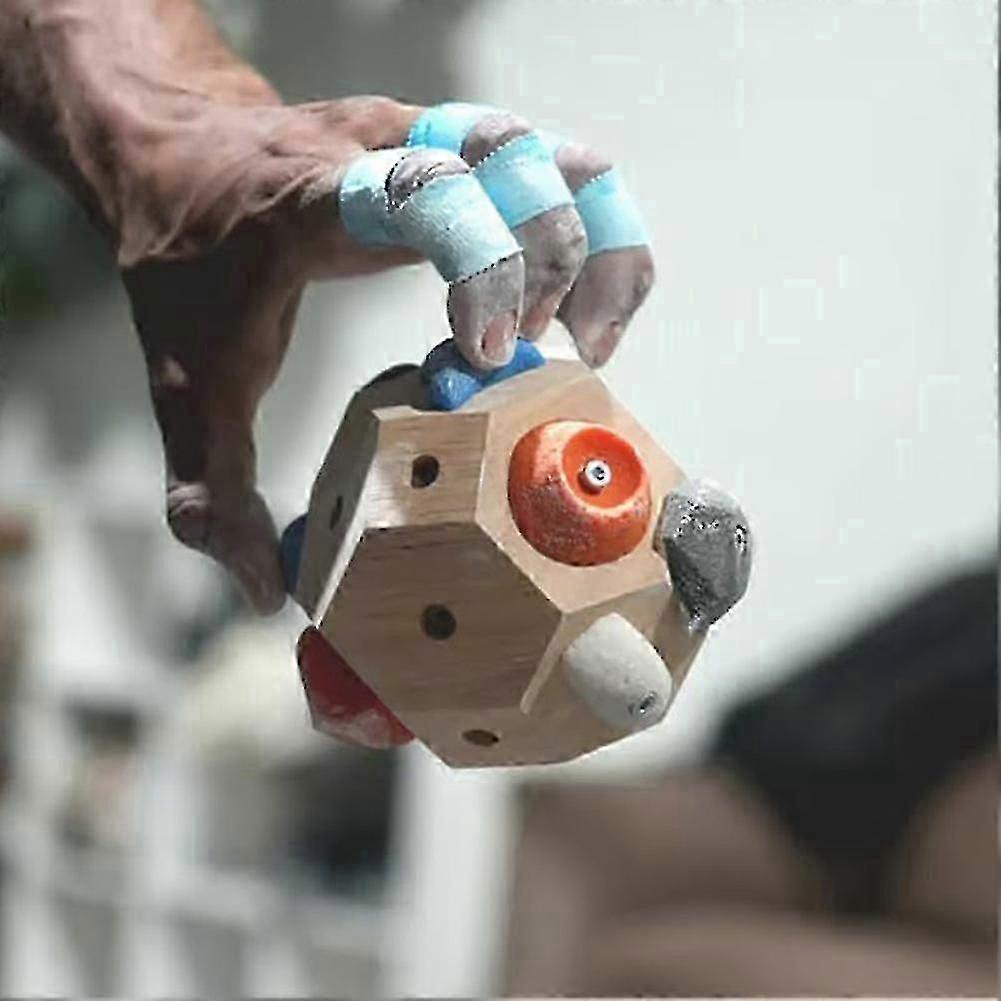 Handcrafted Boulder Block - Finger Strength Training Ball for Rock Climbing, Grip Trainer for Climbers, Outdoor Enthusiasts, and Gift Ideas