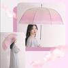 Ogawa (Ogawa) Long Vinyl Umbrella, Sky, LINEDROPS, 60cm, 8 Ribs, Deep Tension, Jump-Style, 57356