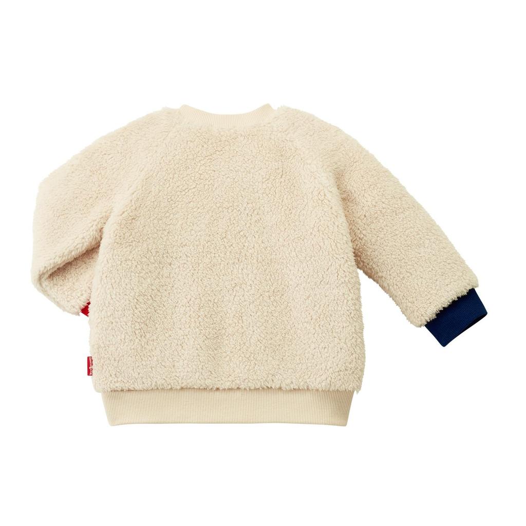 MIKIHOUSE HOT BISCUITS Sweatshirt für Jungen und Mädchen, Elfenbein, Größe 110cm, 73-5607-493
