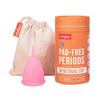 Sirona Reusable Menstrual Cup For Girls & Women | Medium Size With Pouch (Pack Of 1) | Ultra Soft, Odour & Rash Free | 100% Medical Grade Silicone