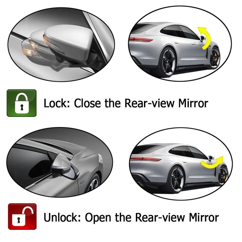 Auto Intelligent Car Side Rear View Mirror Folding System Auto Side Mirror Folding Control Unit System