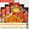 Thailand Import MIX: Spicy Crispy Mimi Shrimp Sticks, Puffed Snack, Crispy Noodles & French Fries - Perfect Binge-Watching Snack
