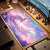 Mousepad Anime Fox Kawaii Mouse Pad Pc Gaming Accessiores Non-slip Large Mausepad with Lockedge Deskmat Podkladka Pod Mysz
