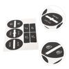 Auto Center Console For GOLF/Mk5 04-08 AC A/C Control Button Worn Repair Kit Decals Stickers Car Button Repair Stickers