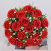 Bride Bouquet Artificial Rose Bouquet DIY Craft Decorative Artificial Rose  Wedding Decorations