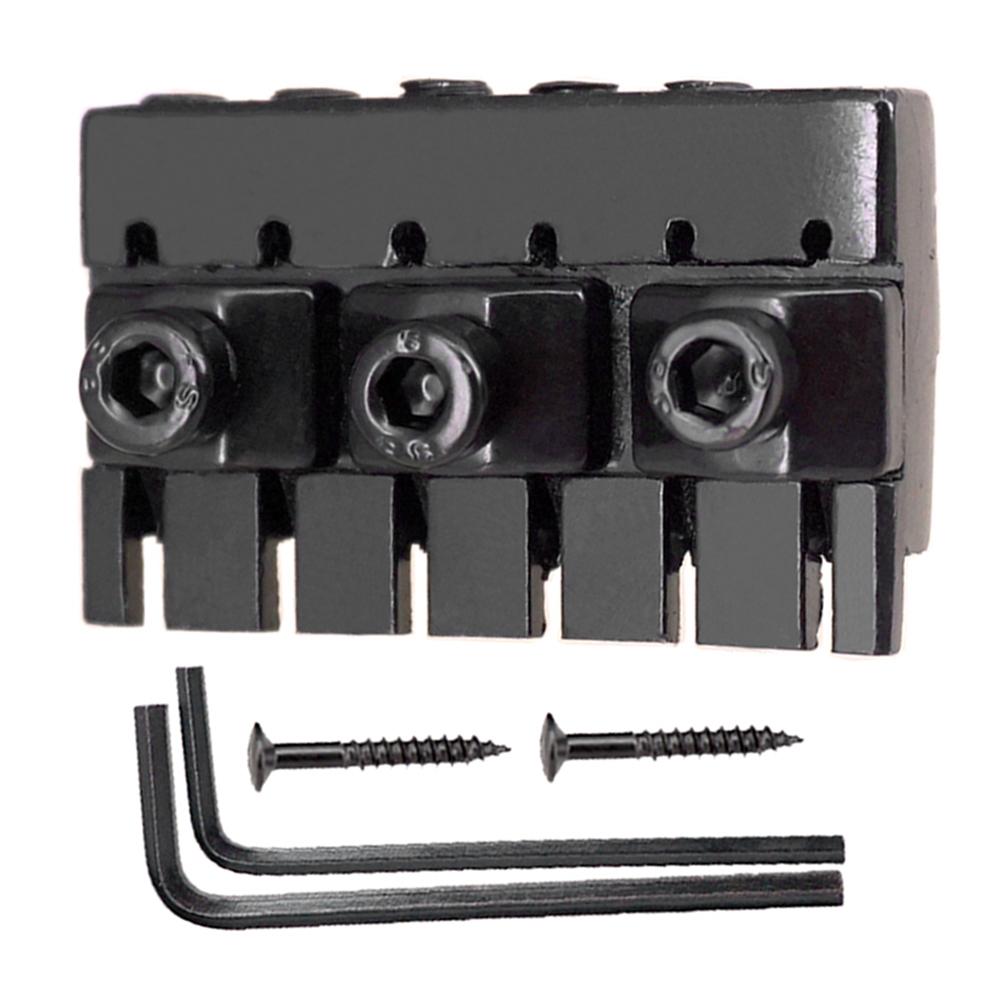 6-String Headless Electric Guitar String Locking Nuts 2 Wrench 2 Screw String Lock Nuts Musical Instrument Accessory
