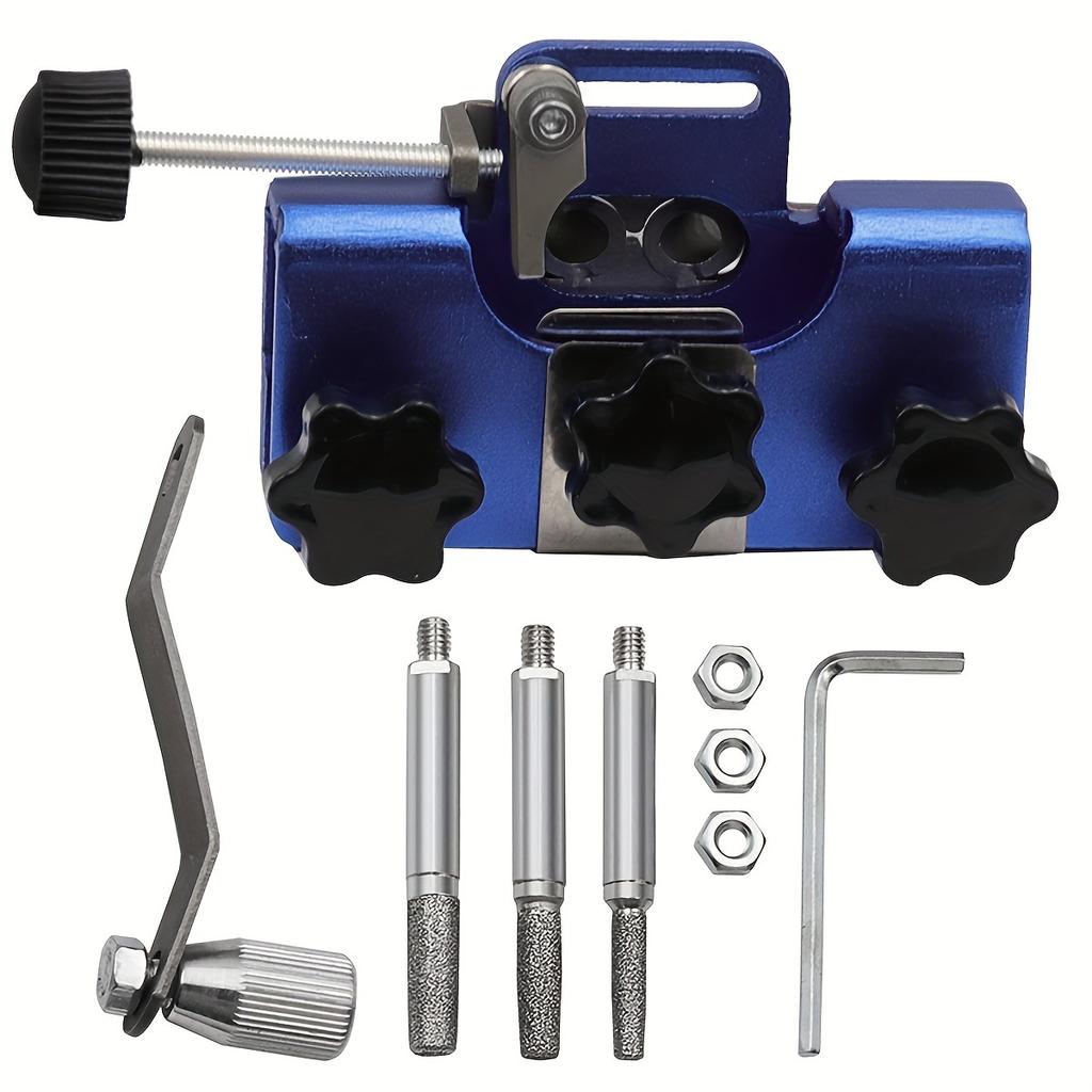 Fast Chainsaw Sharpening Kit, Portable Hand Crank Chain Saw Sharpener Tool, Sharpener Accessories